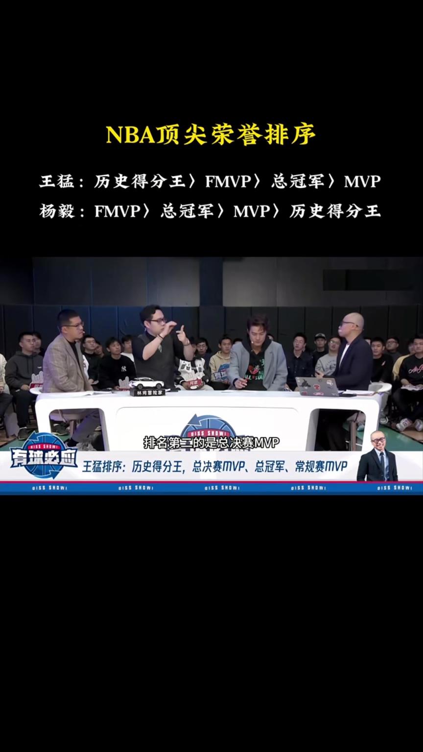 歷史得分王&FMVP&MVP&總冠軍的排序！楊毅：歷史得分王最后！