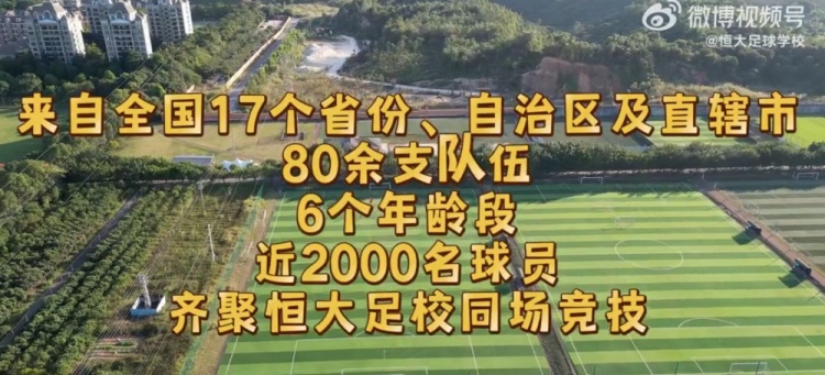 2025恒大足?！岸?xùn)杯”即將開賽，全國80余支隊(duì)伍近2000球員參賽